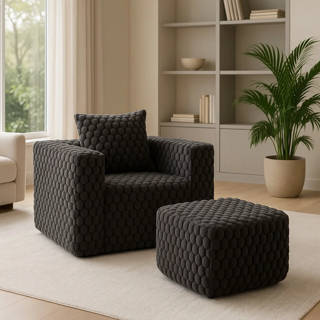 Sectional boneless Couch with L-Shape 16