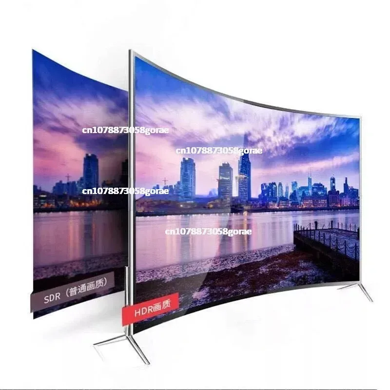 New 55 Curved TV 4K Ultra High Definition LED TV Wifi USB Video Fashion Design 55 Inch TV 4K 2