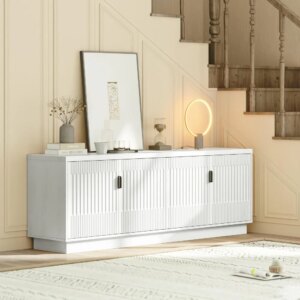 "Farmhouse TV Stand for 75" TV 1