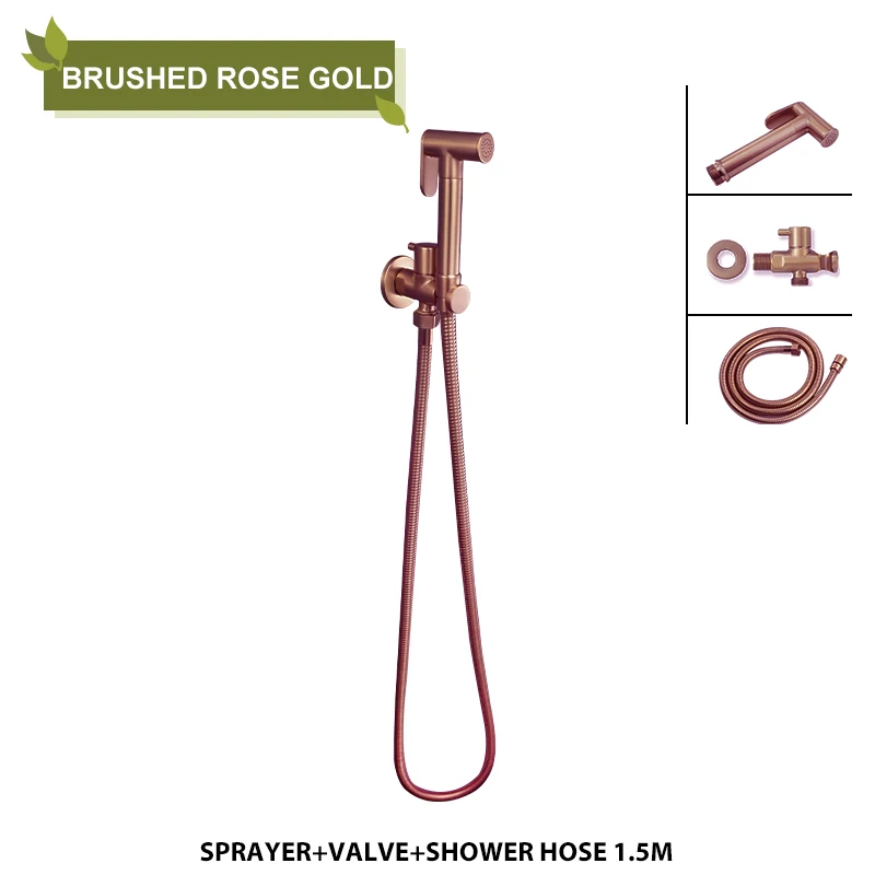 Brass Handheld Toilet Bidet 11