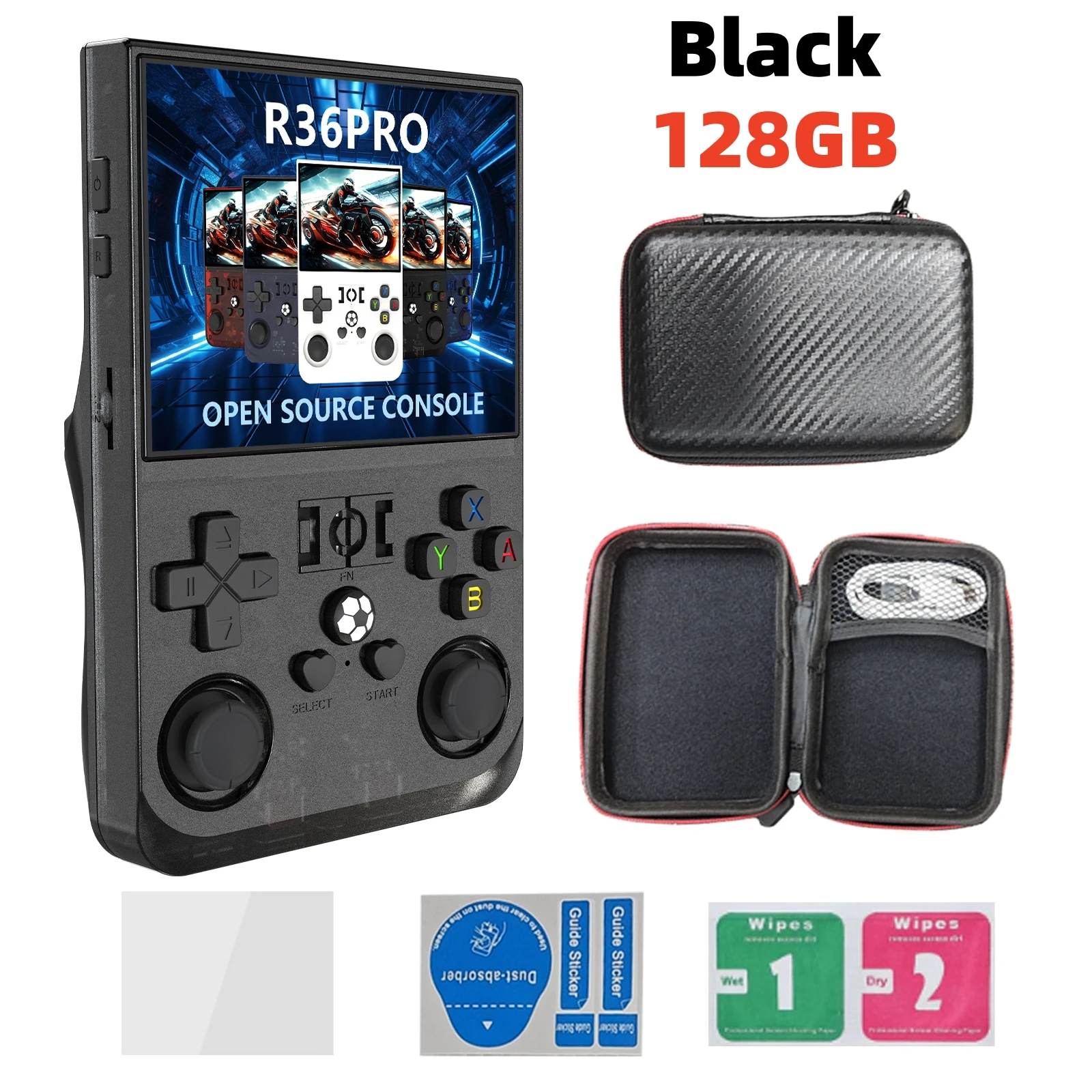 Open Source R36 PRO Retro Handheld Video Game Console Linux SystemGB Games 14