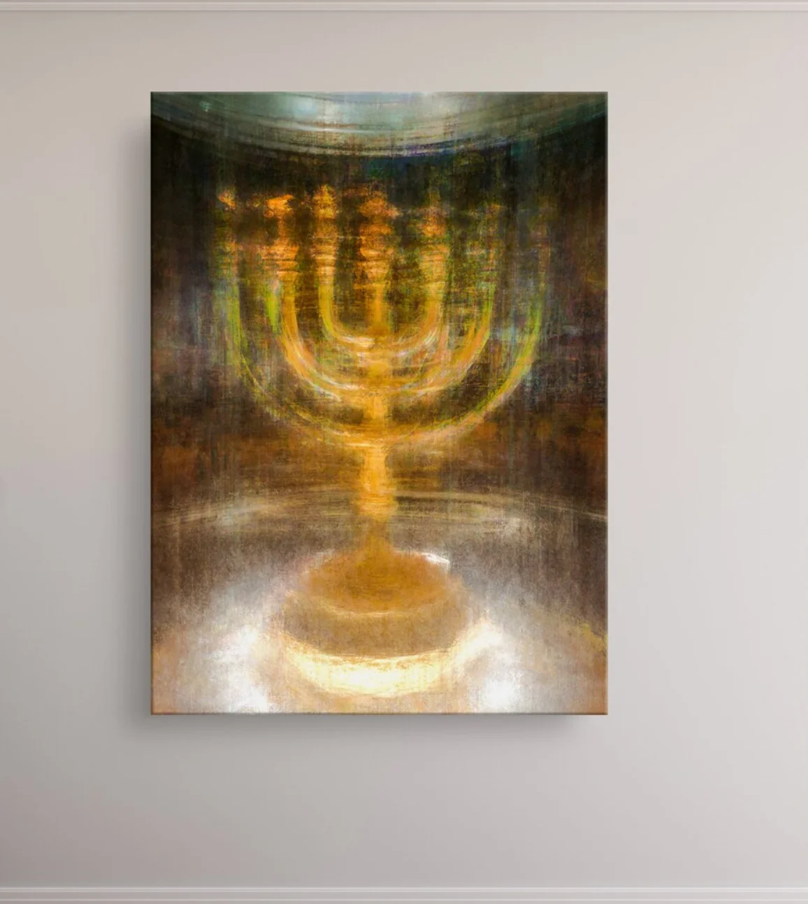 Abstract Jewish Wall Painting Art, Hotel Decor Luxury Jew Murals Art, 7