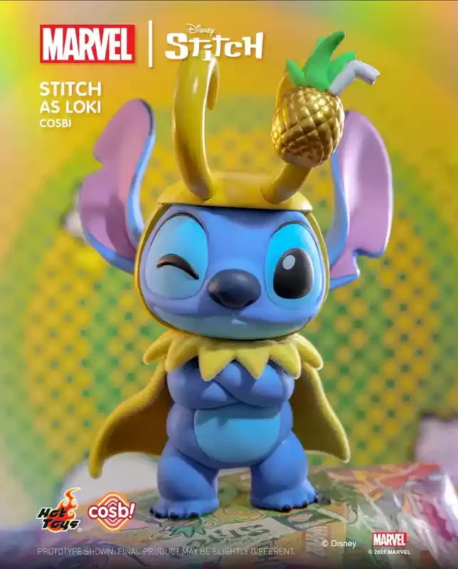 Original Blind Box Hottoys Marvel Stitch Cosbi Series Mystery Surprise Bot 24