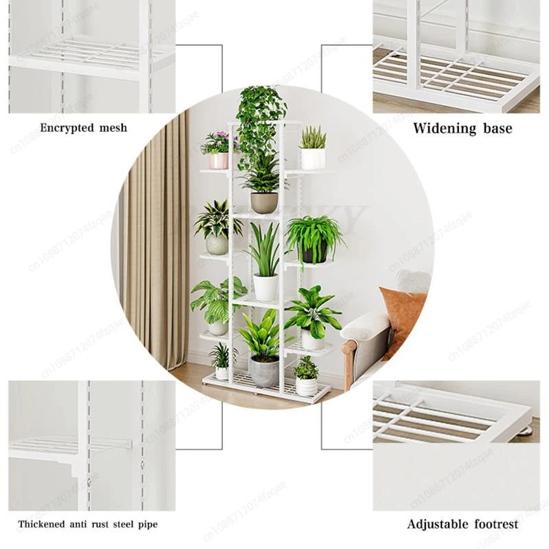 Indoor Plant Stand Flower Rack 5 Tier 7 Tier Flower Pot 6