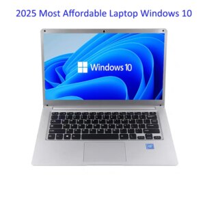 2025 14 inch Affordable Student Laptop Budget-Friendly Notebook Windows 10 WiFi 1