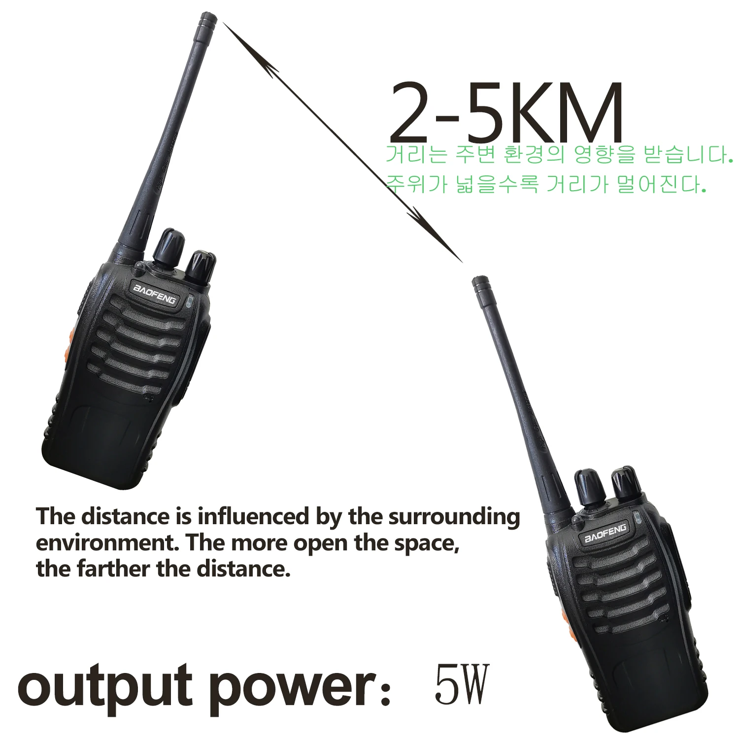 2pcs 4pcs 6pcs Baofeng BF-888S With Headphones 5km Long Range Walkie Talkiee 2