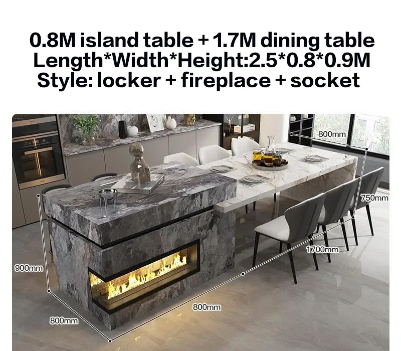 Custom Marble Kitchen Island 23