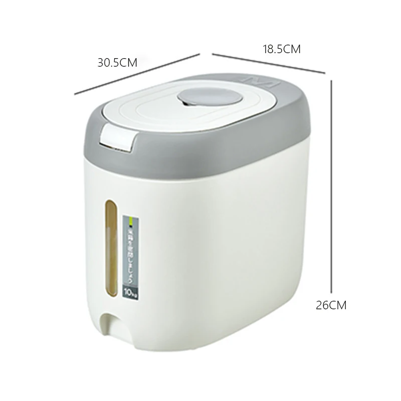 XIAOGUI 5KG/10KG Rice Dispenser Kitchen Organizer 8