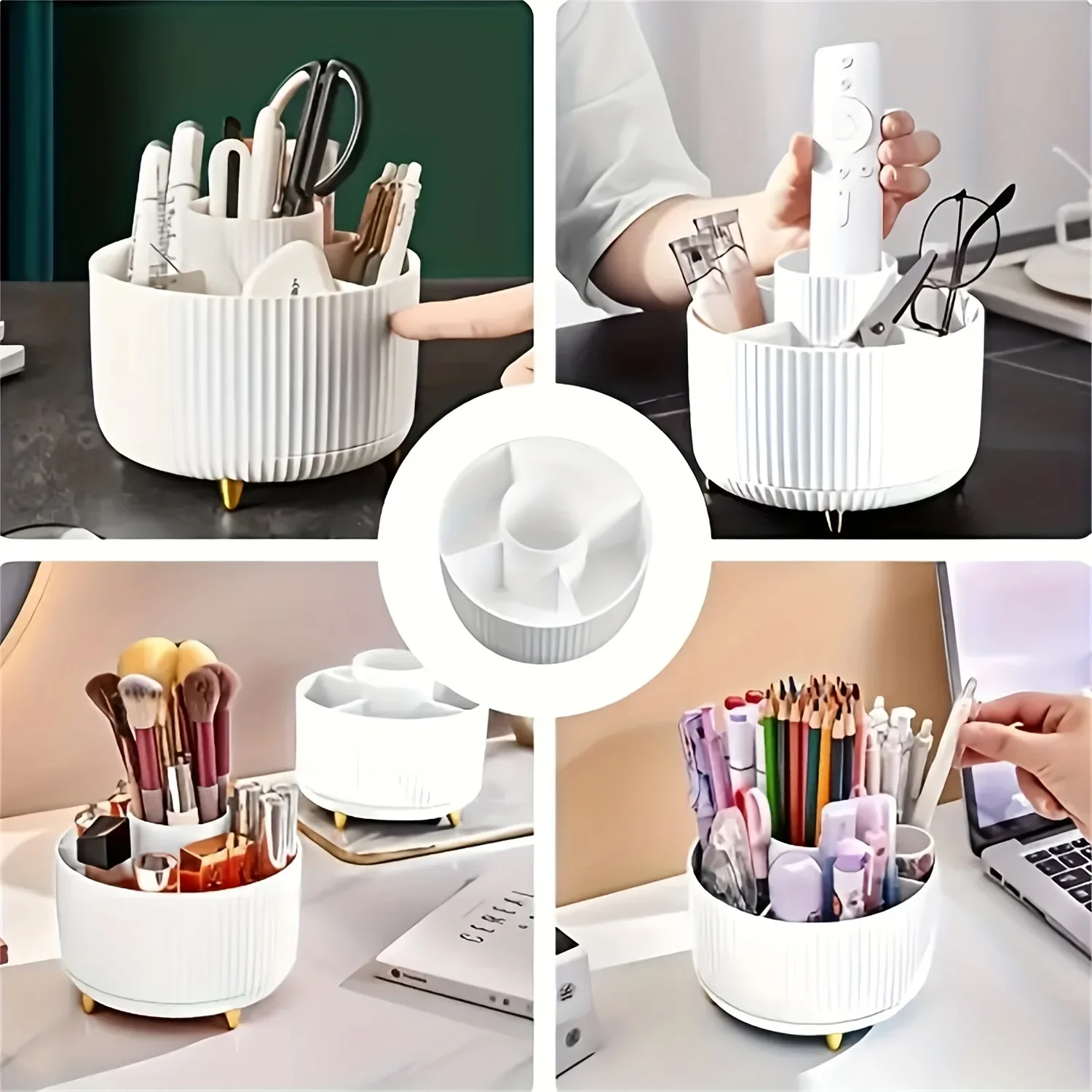 Simple Desktop Style Large Capacity Cosmetics Storage Rack, Dressing Table, Lipstick 6