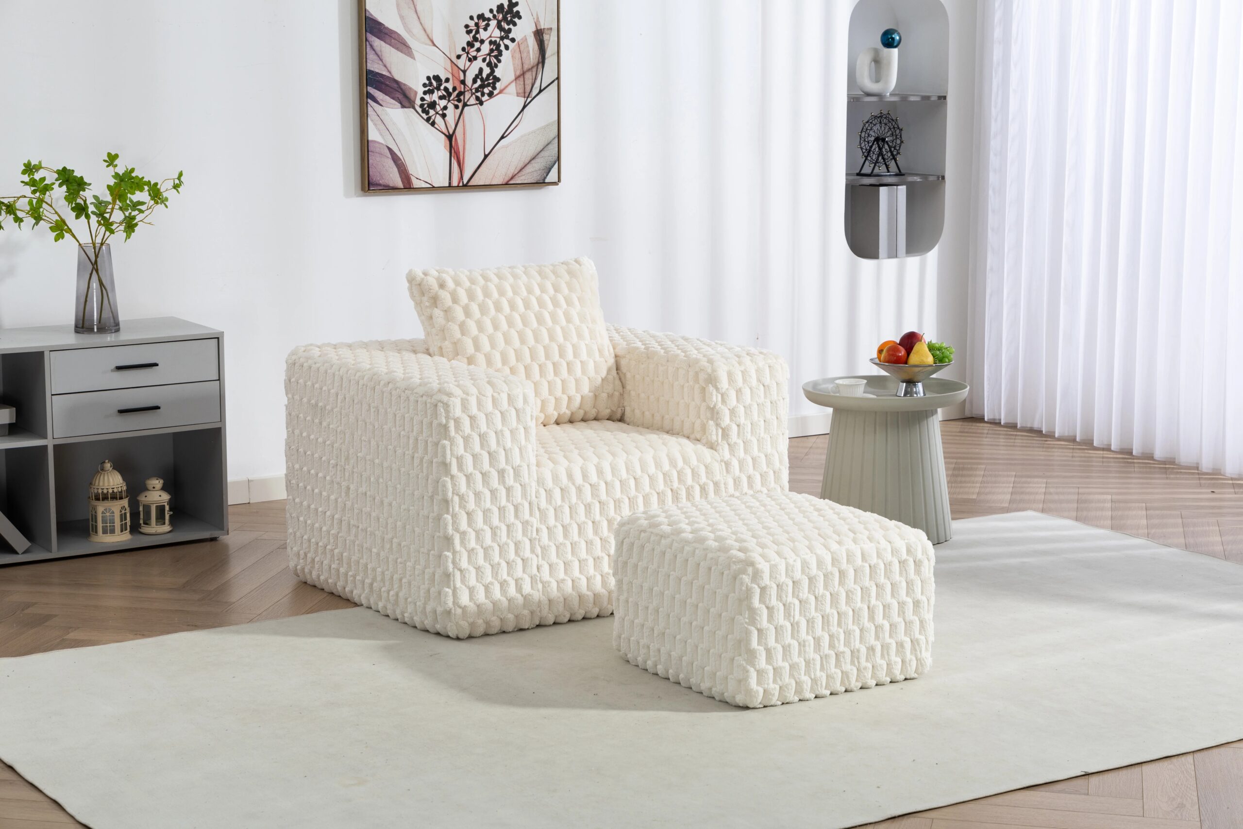 Sectional boneless Couch with L-Shape 15