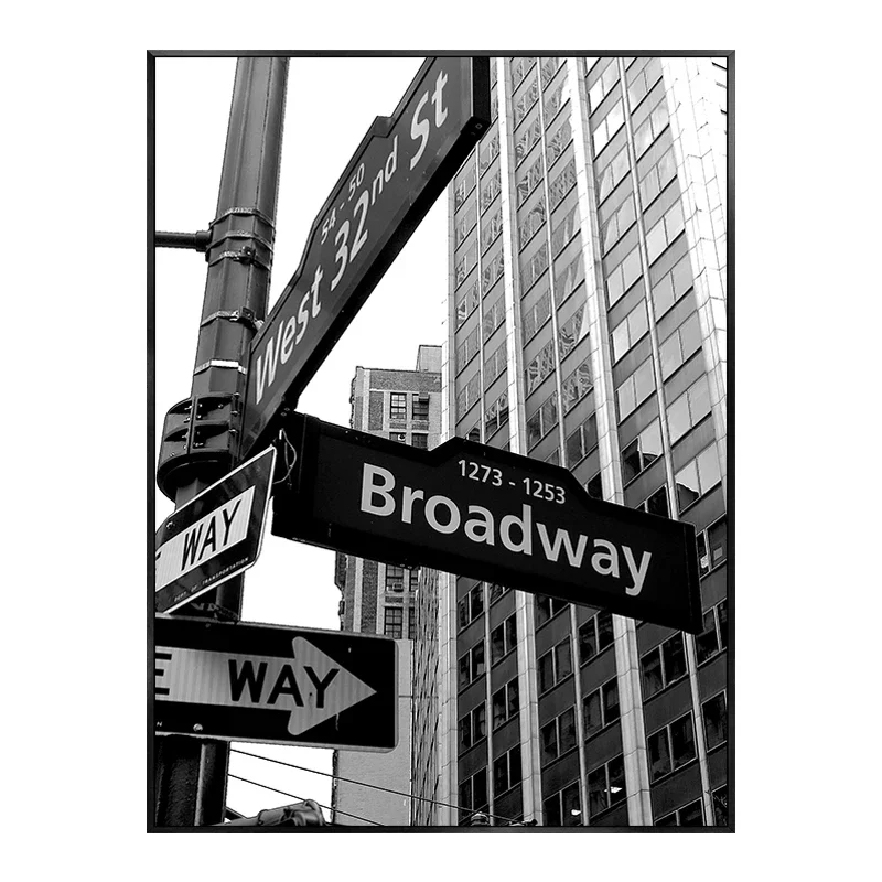 Modern New York London Paris Sydney City Landmark Landscape Poster Canvas Painting Wall Art 12