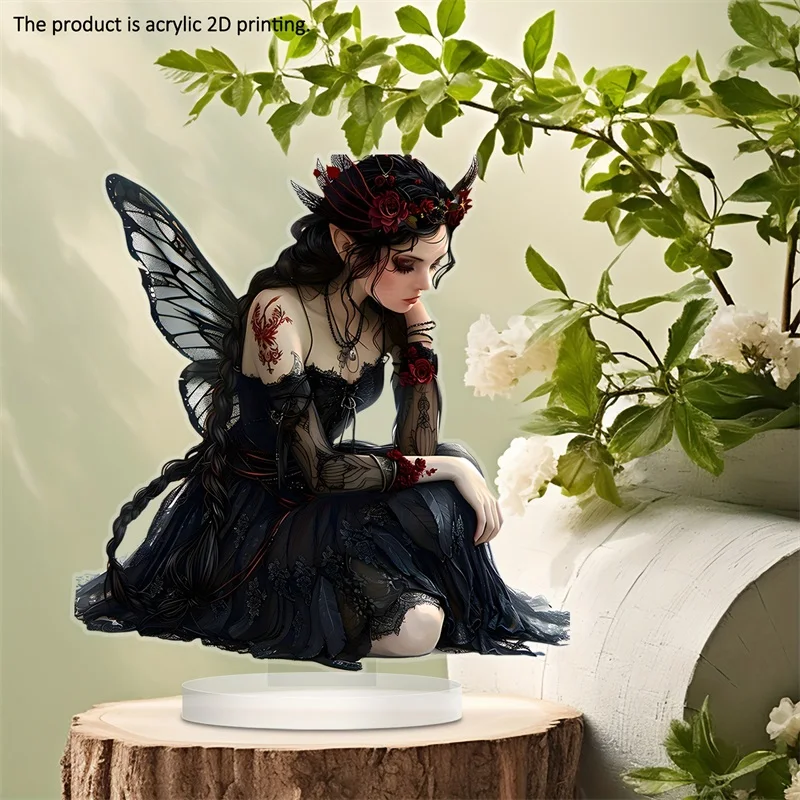 Decoration Cute Black Fairy Desk Decor 5