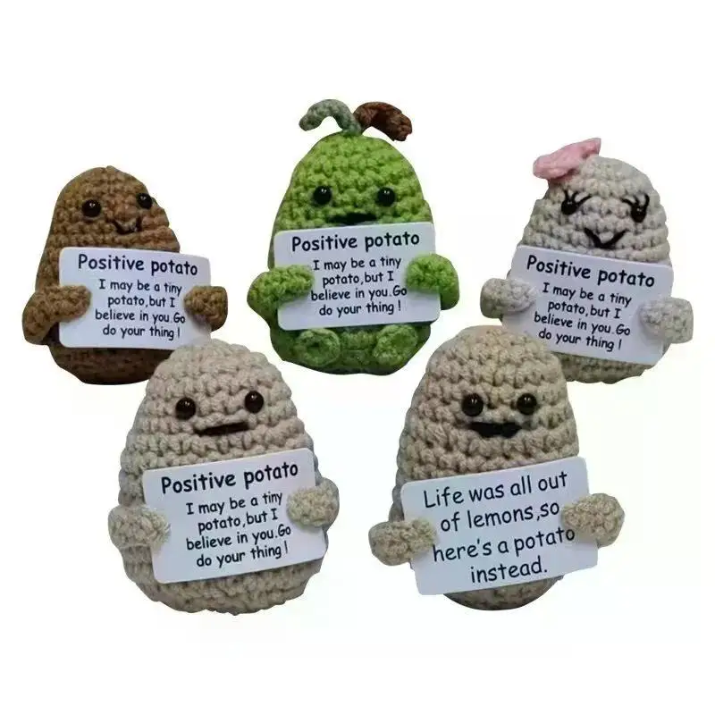 New Positive Energy Potato Hug Pocket Mini Handmade 2