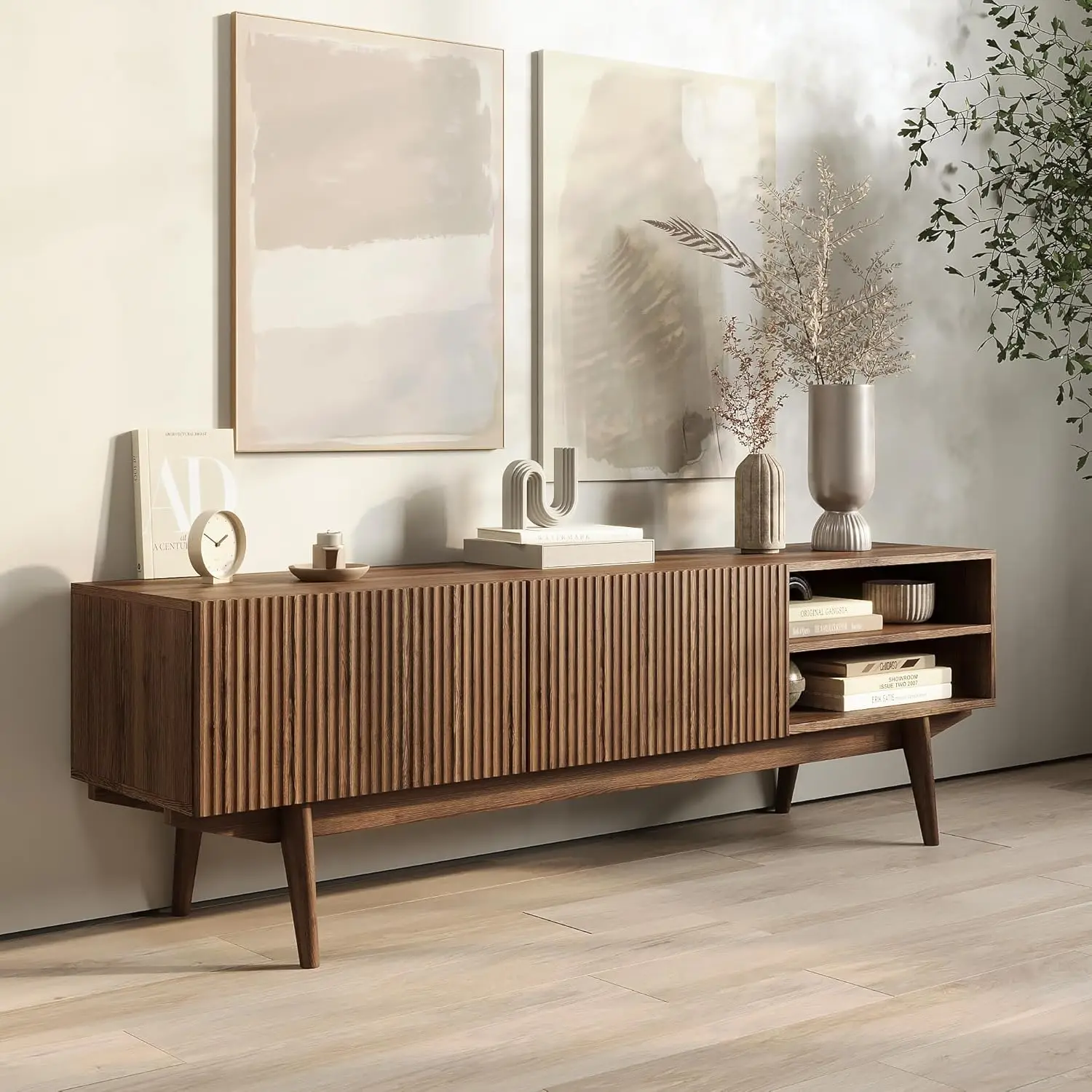 "Scandinavian TV Stand - 8