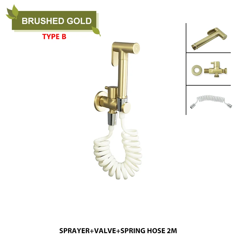Brass Handheld Toilet Bidet 20