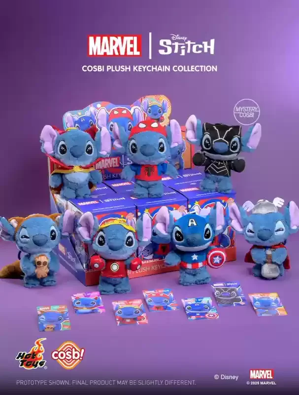 Original Blind Box Hottoys Marvel Stitch Cosbi Series Mystery Surprise Bot 20