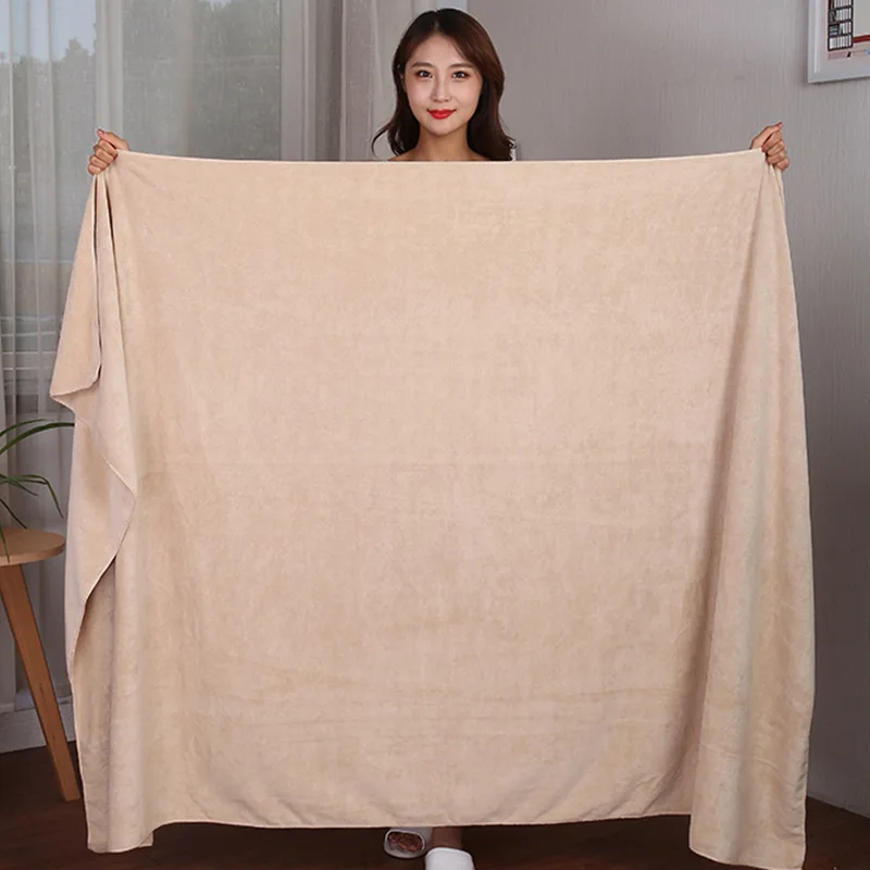 Extra large microfiber bath towel, super absorbent, 10