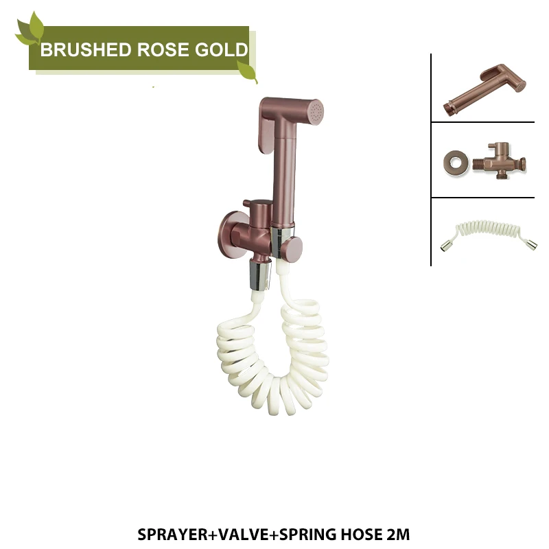 Brass Handheld Toilet Bidet 12