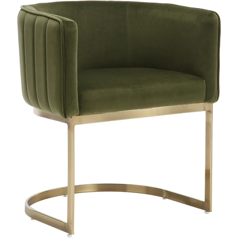 Pair of Modern Velvet Dining Chairs 5