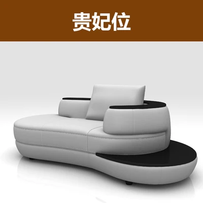 MANBAS Top Grain Genuine Leather Sofa 10