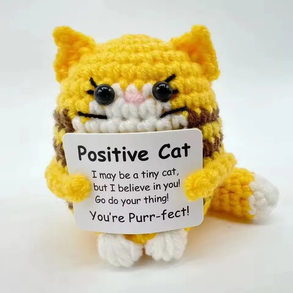 Crochet Cat Doll Ornament 9