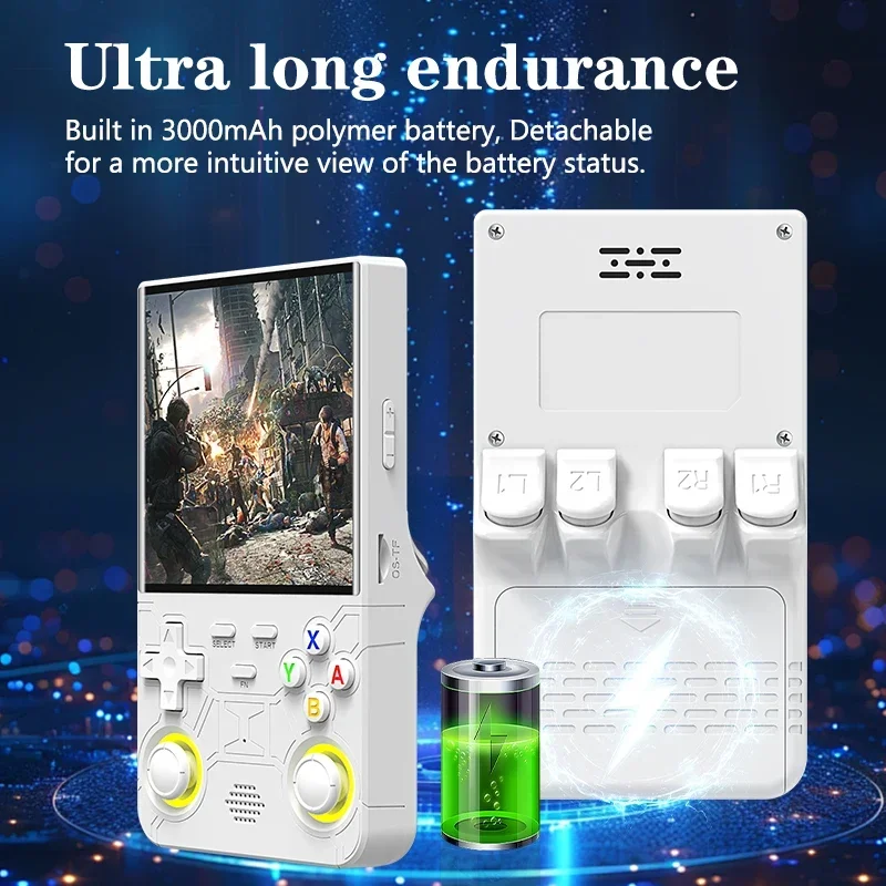 Portable R36Ultra Retro Handheld Game Console 4.0-inch Open-source Linux held Game 6