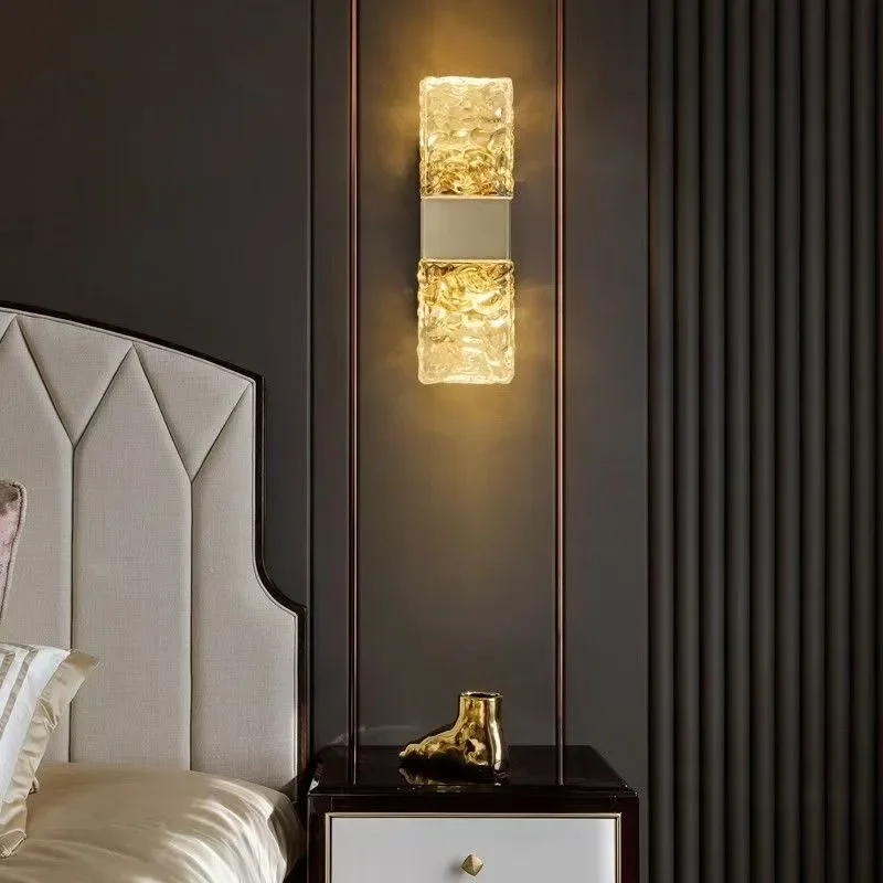 AOSONG Nordic Modern Crystal Wall Lamp LED 5