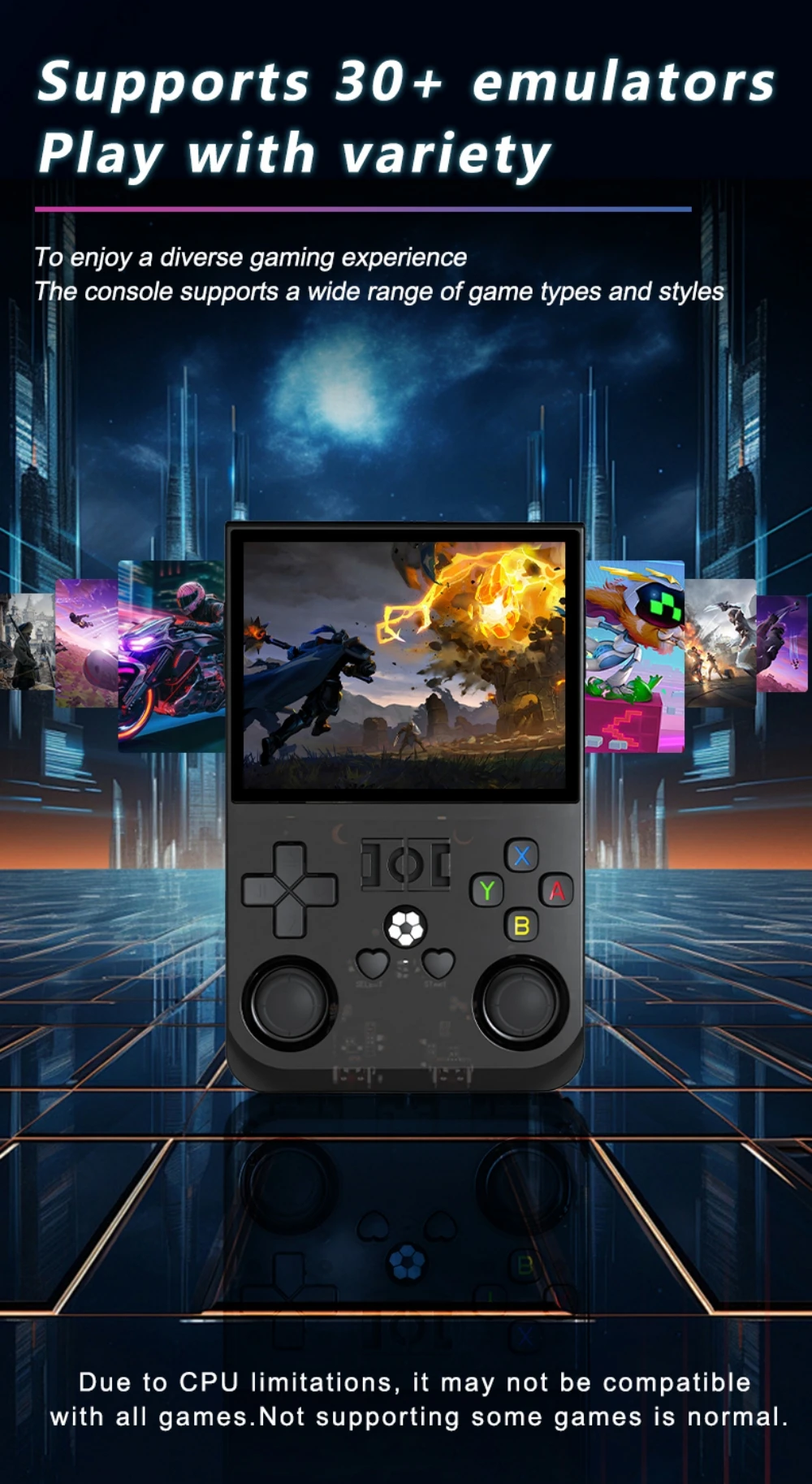 Open Source R36 PRO Retro Handheld Video Game Console Linux SystemGB Games 3