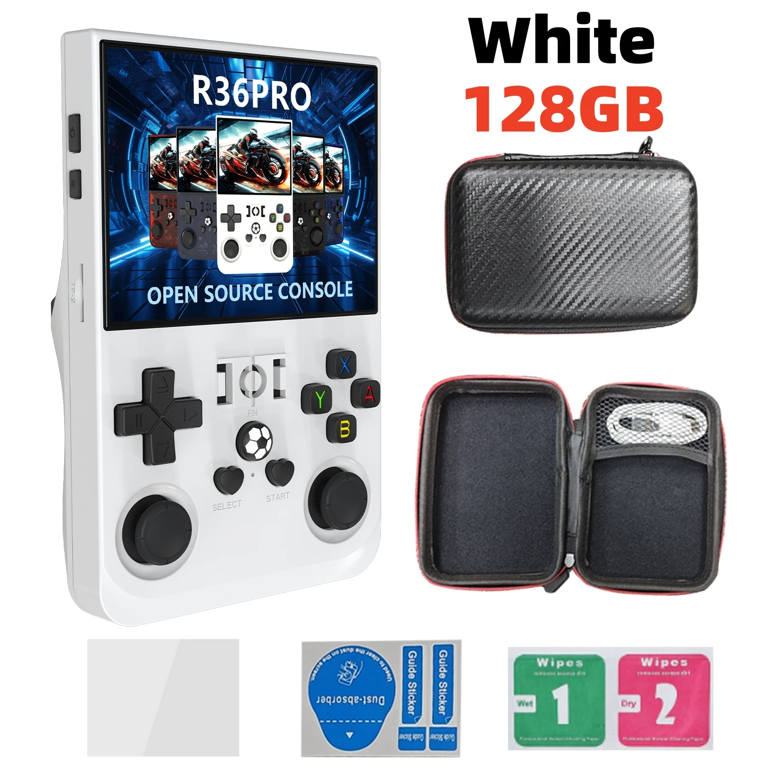 Open Source R36 PRO Retro Handheld Video Game Console Linux SystemGB Games 16
