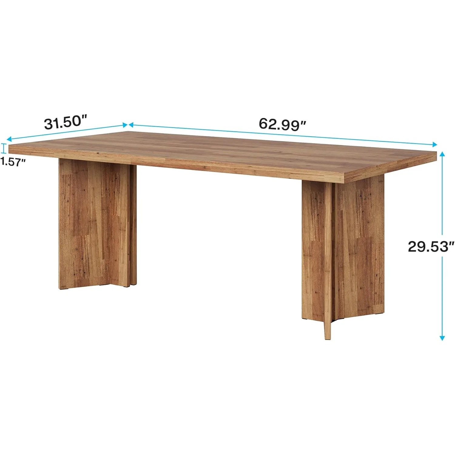 63 Inch Dining Table 2