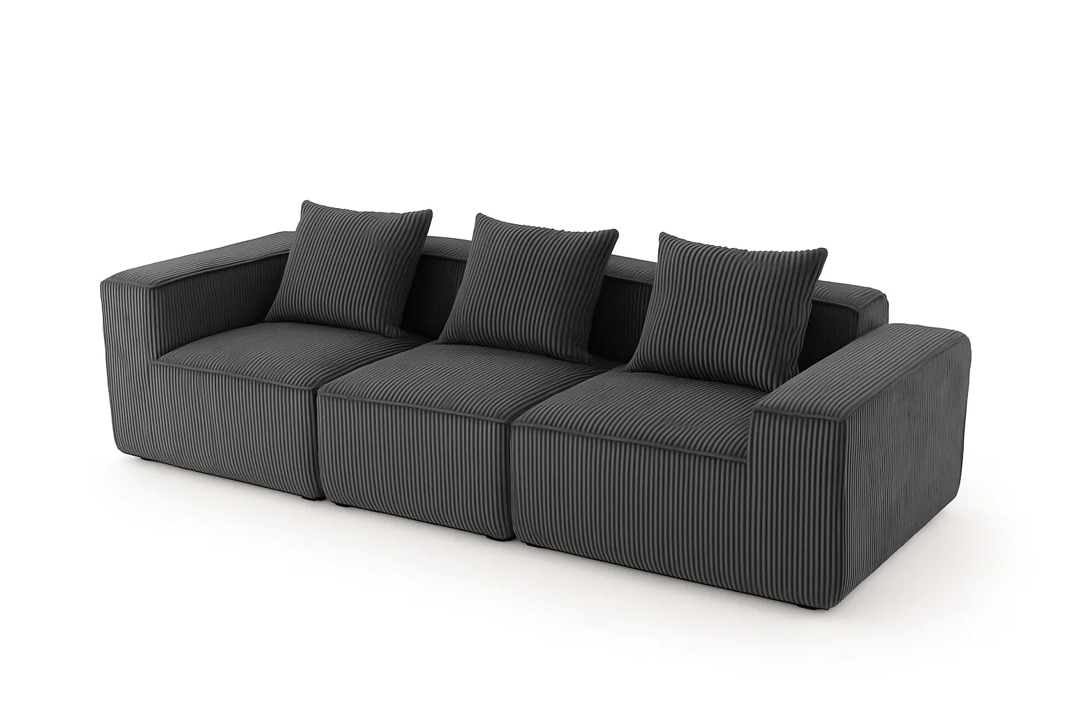 Sectional boneless Couch with L-Shape 18