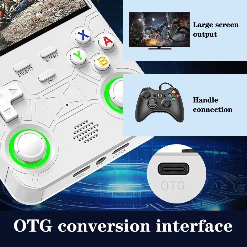 Portable R36Ultra Retro Handheld Game Console 4.0-inch Open-source Linux held Game 5