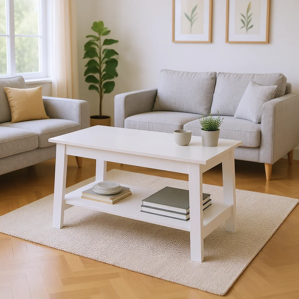 Rustic Farmhouse Wood Coffee Table 5