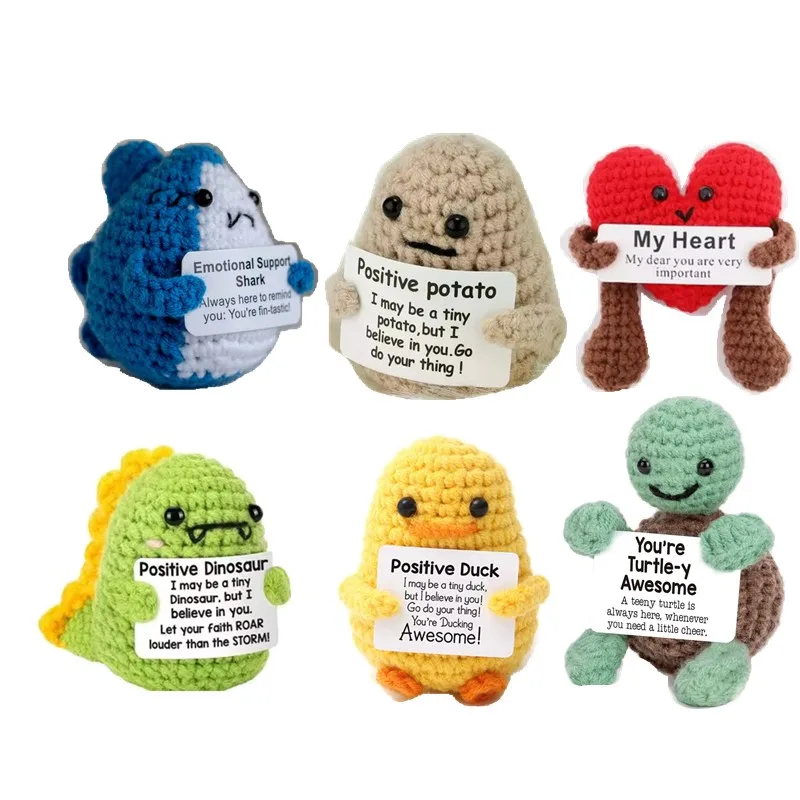 New Positive Energy Potato Hug Pocket Mini Handmade 8