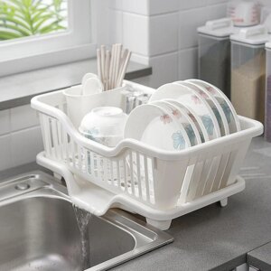 Kitchen Drainage Rack With Drainer Board 1