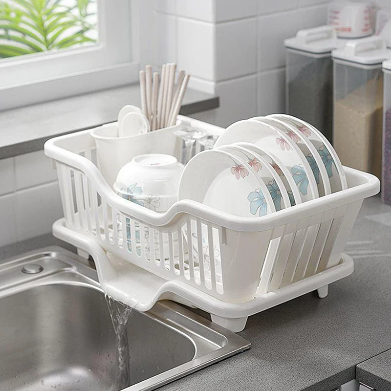 Kitchen Drainage Rack With Drainer Board 1