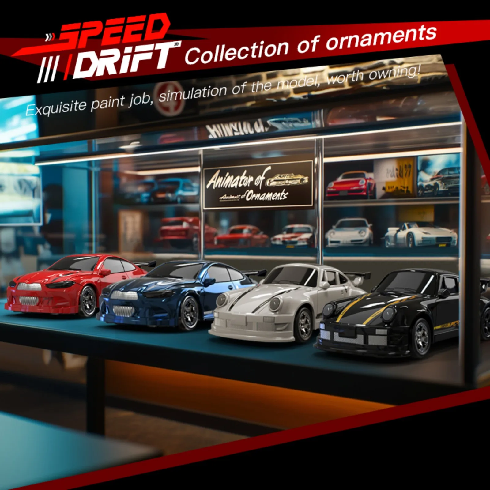 Kf20 1:64 Drift Rc Car Four-wheel remote-controlled racing car 1