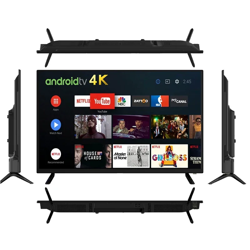 32 42 43 50 55 60 65 75 85inch Cheap 4K UHD 2160P LED LCD Android Smart TV 2