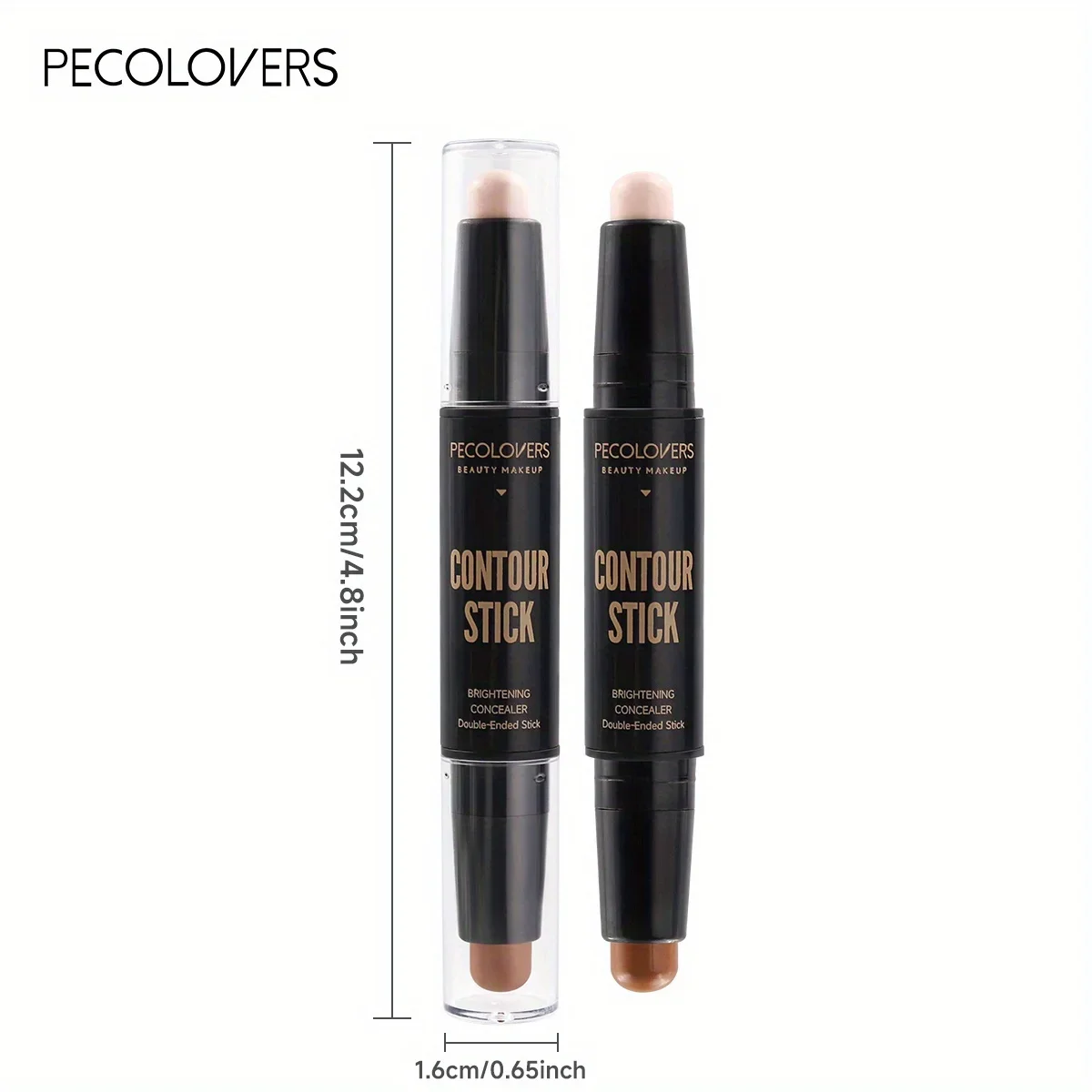 Double Head Highlight Pen Face Make Up Liquid Waterproof Contouring Foundation 4