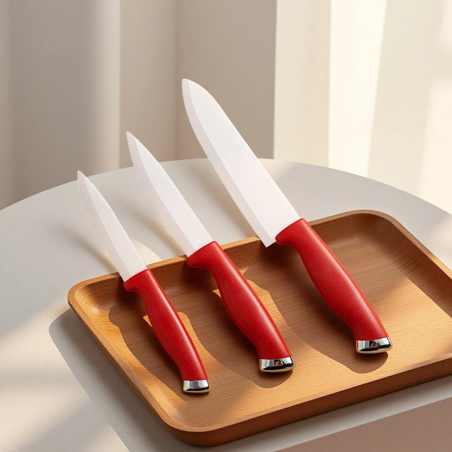 Ceramic Knife 4 5 6 Inch Knives Kitchen Set White Blade Chef Utility Paring Vegetable 2