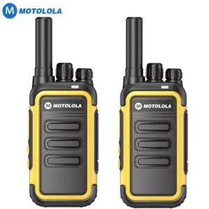 Motolola 2Pcs Mini Walkie Talkie Portable Two-Way Radio UHF Transceiver Set 1