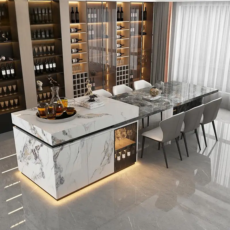 Custom Marble Kitchen Island 4
