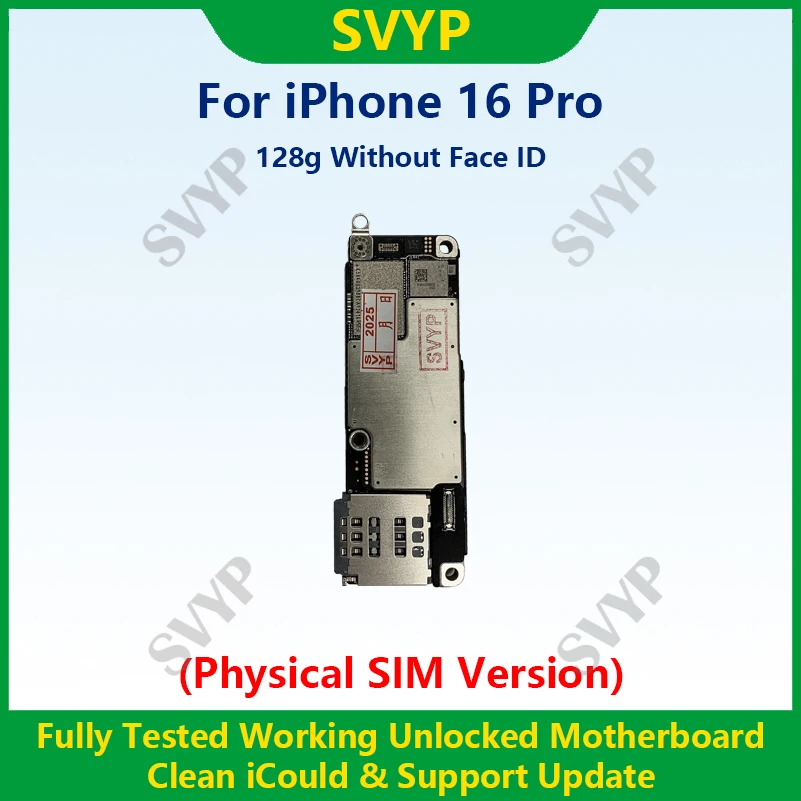Fully Tested 100% Working Motherboard For iPhone 16ProMax Mainboard 12