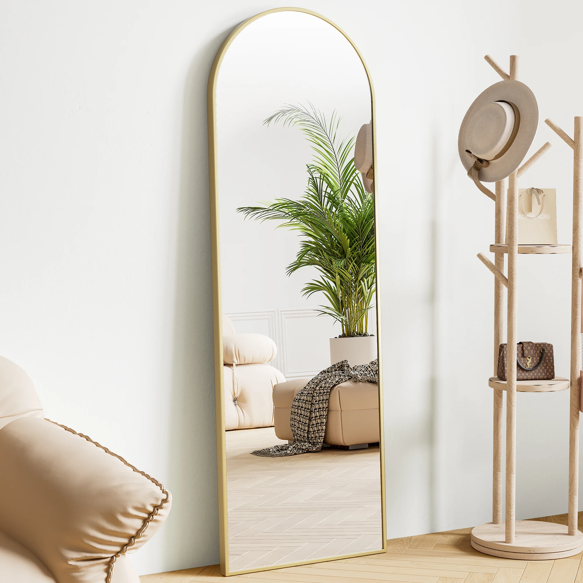 JHK 64" x21" Full Body Wall Mirror 7