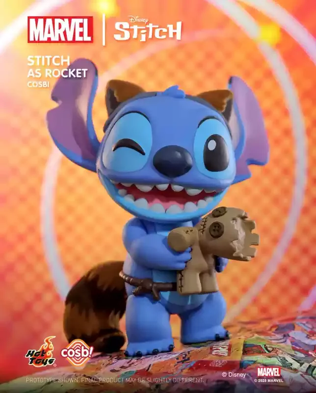 Original Blind Box Hottoys Marvel Stitch Cosbi Series Mystery Surprise Bot 19