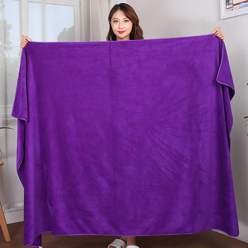 Extra large microfiber bath towel, super absorbent, 6