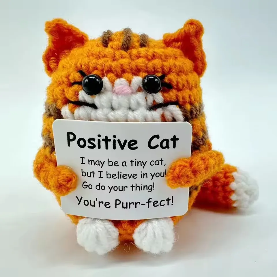 Crochet Cat Doll Ornament 8