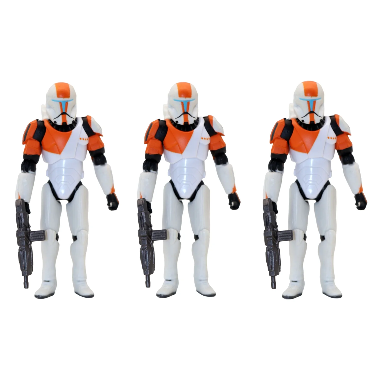 Lot SW Clone Wars Commando Boss 3.75 5
