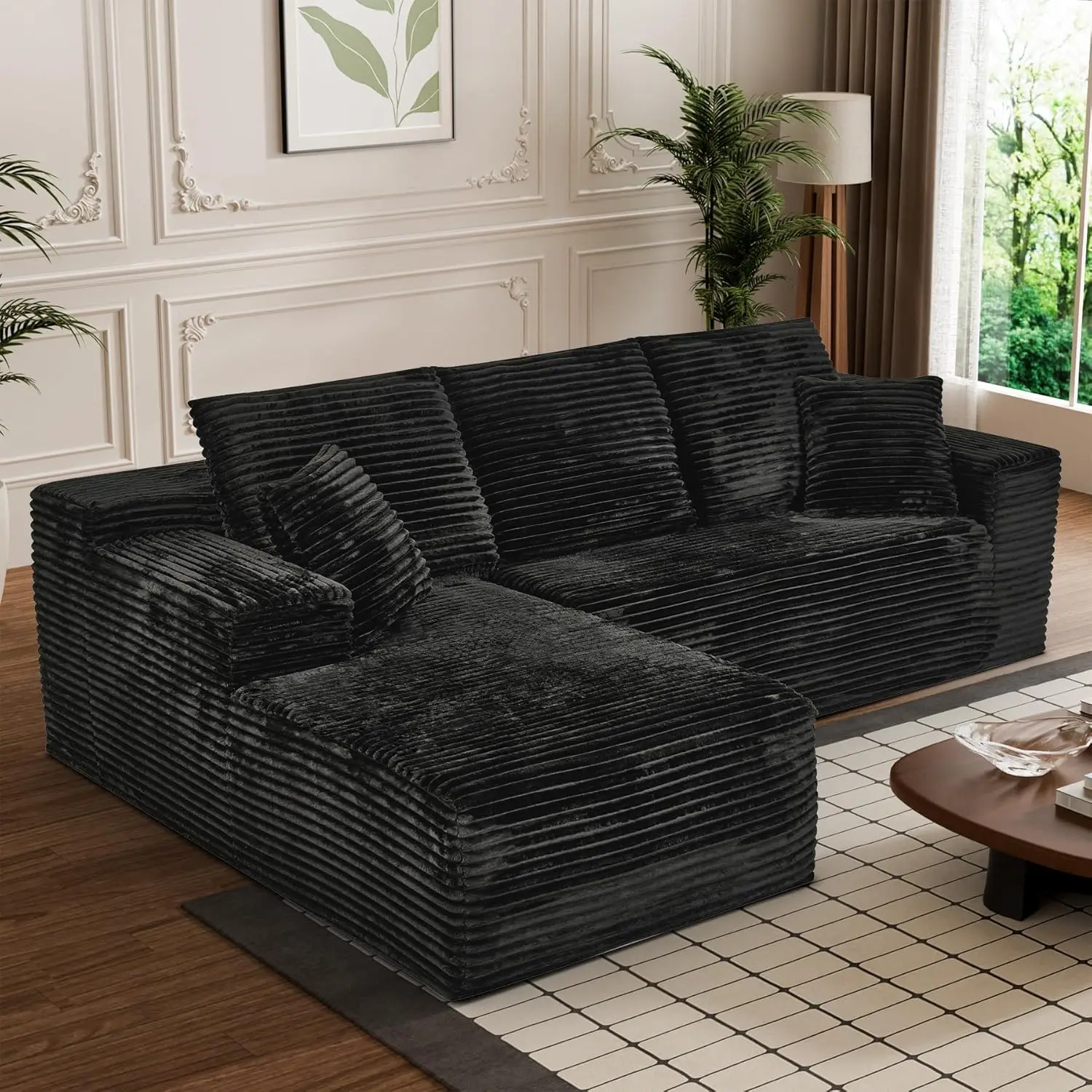 Modular Sectional Sofa Cloud Sectional Couch, 107 8