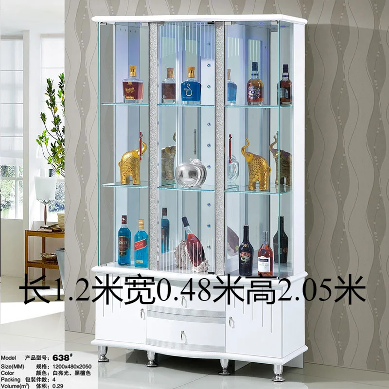 European-Style Glass Wine Cabinet 17